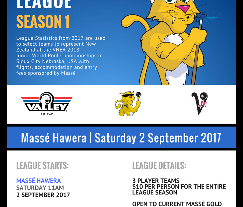 A4 2017 VNEA Junior 8 Ball League Season 1 – Hawera