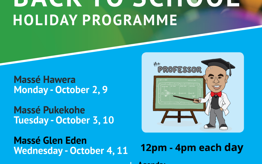 School Holidays October – All branches