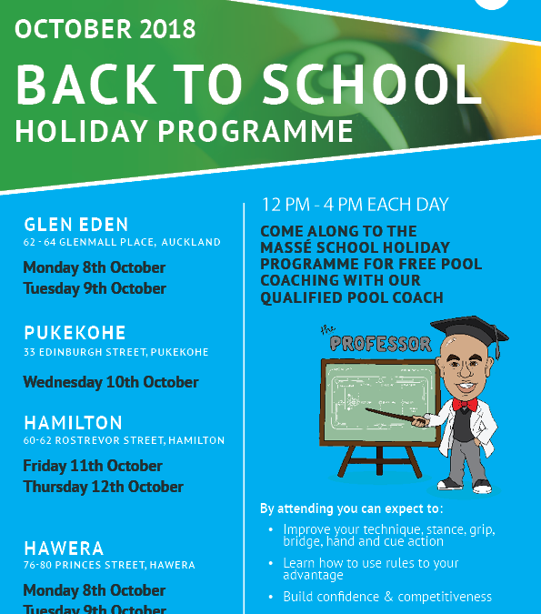 School Holidays October – All Clubs