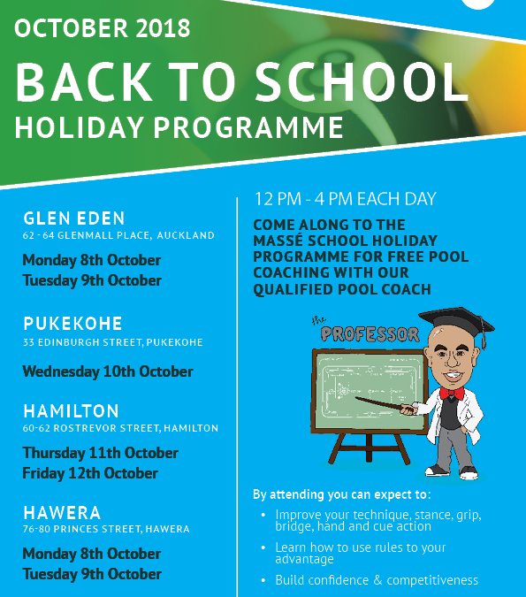 School Holidays October – All Clubs FINAL